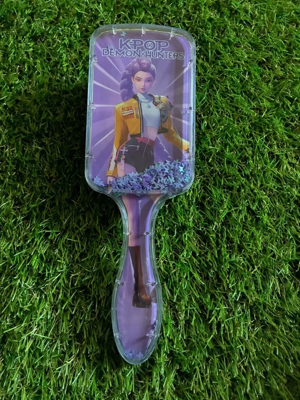 KPOP Demon Hunters Paddle Brush